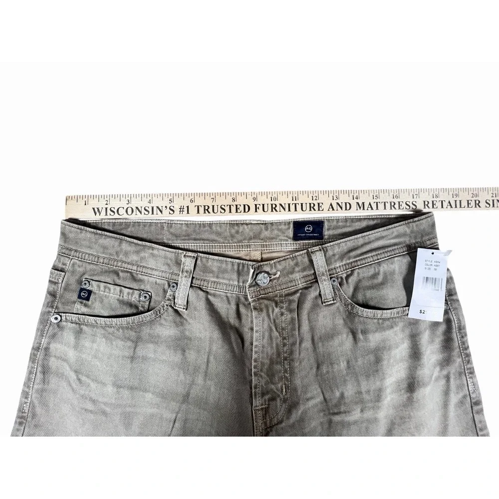 Ag Adriano Goldschmied Mens Beige Denim,‎ Size 35/34